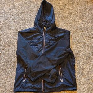 Tommy Hilfiger Black Hooded Windbreaker